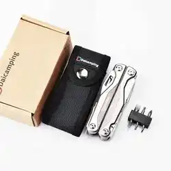 Daicamping DL7 Titanium Alloy Handle Outdoors Multi-tools Clamp Folding Knife EDC Combination Multi Tools Pliers Knives