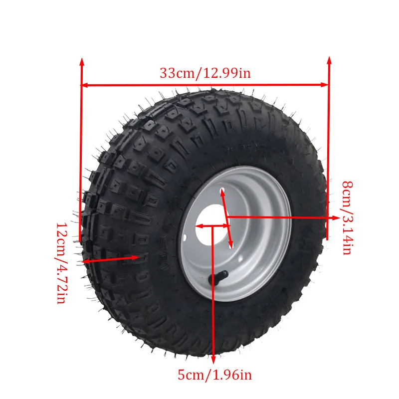 

High quality 6-inch ATV wheels with 145/70-6 tires suitable for 6-inch iron rims for karting Buggie ATV Quad