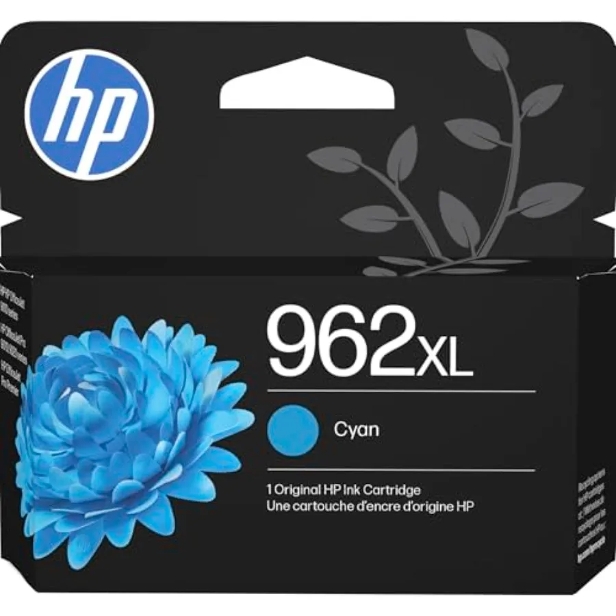 

Чернильный картридж 962XL синего цвета повышенной емкости для OfficeJet 9010 Pro, 9010, 9020, совместим с Instant Ink, 3JA00AN
