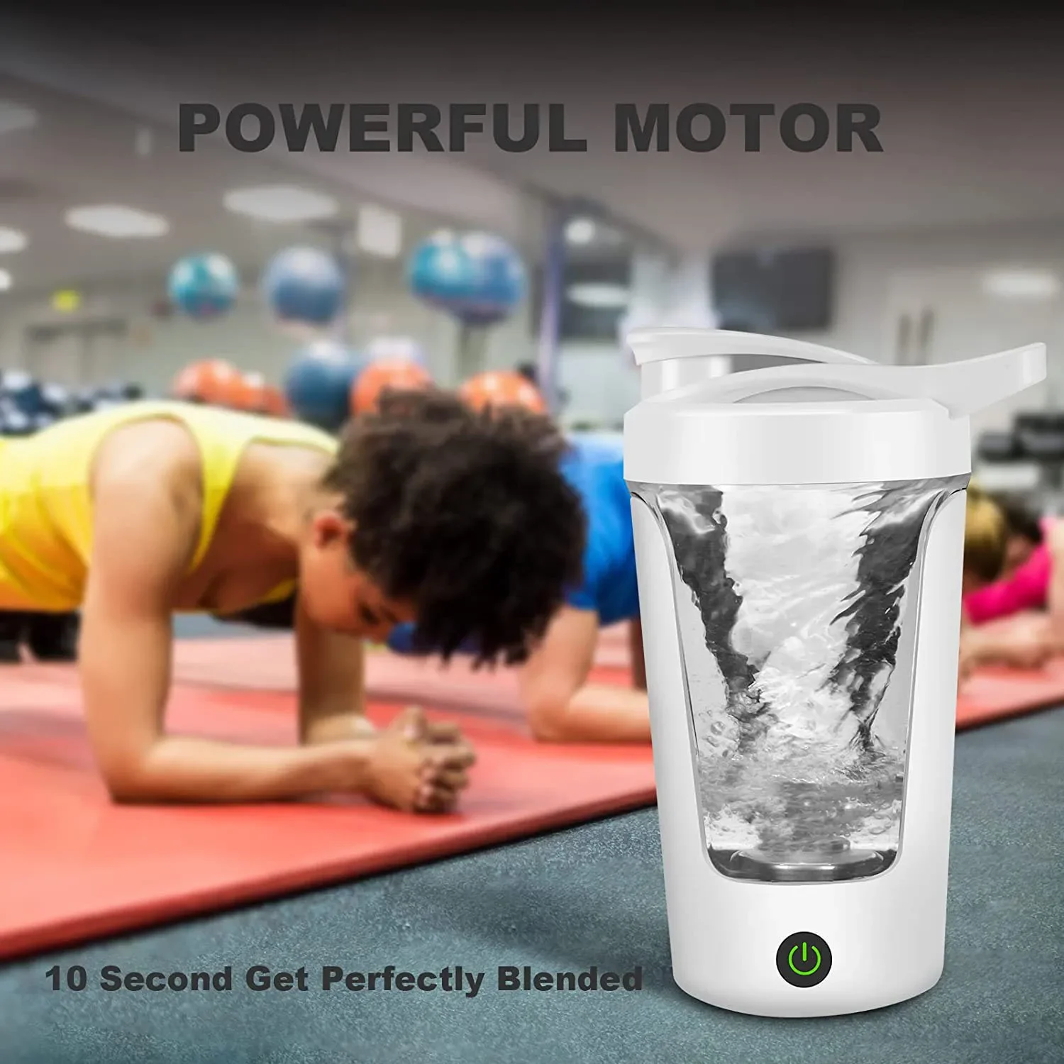 

350ml Electric Mixing Cup Portable Protein Powder Shaker Bottle Mixer For Travel Home Office Kitchen Tools