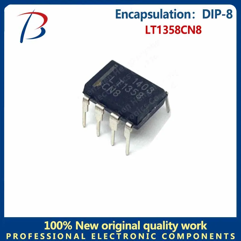 

1PCS LT1358CN8 package DIP-8 silk screen LT1358 high speed amplifier chip