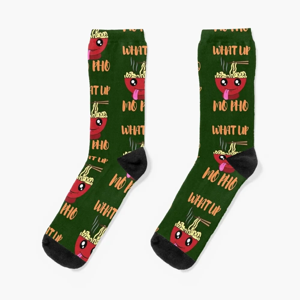 

What Up Mo Pho Socks basketball New year's set Children's Socks Male Women's