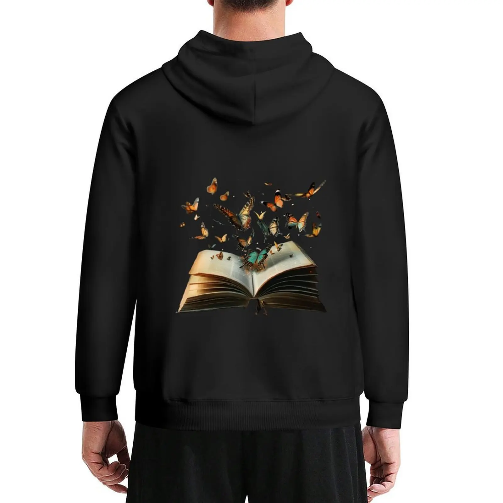 

Literacy Takes Wing Hoodie autumn jacket men hooded shirt clothes for men mens clothes hoodie graphic