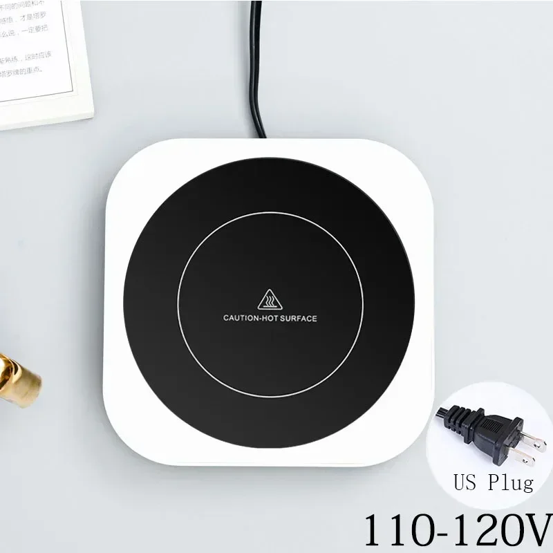 Nuevo Calentador de tazas de café para tetera de té de la leche, placa de taza con calefacción eléctrica, alta temperatura, 80 grados Celsius, para uso en el hogar, oficina y escritorio