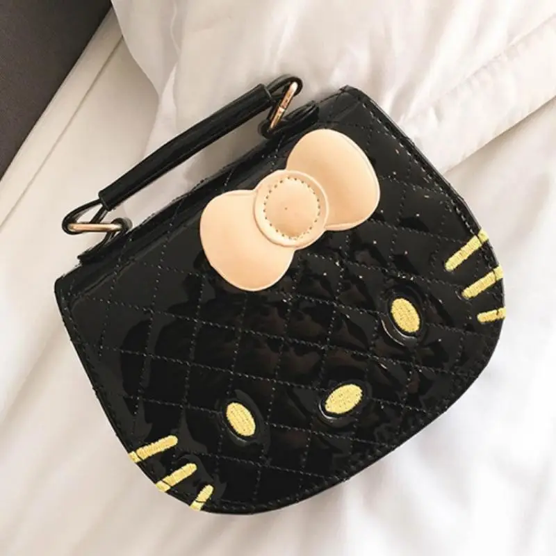 Olá kitty bolsa sanrio bolsa de ombro anime menina carteira kawaii crossbody saco atacado dos desenhos animados criança princesa laço saco presente