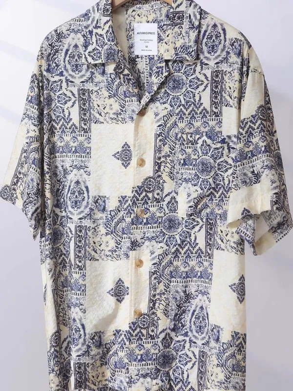 

Casual Printed ort Sve Men's irt Summer Faion Loose Fit Sli And Haome Youth Casual Wear Regular Thin