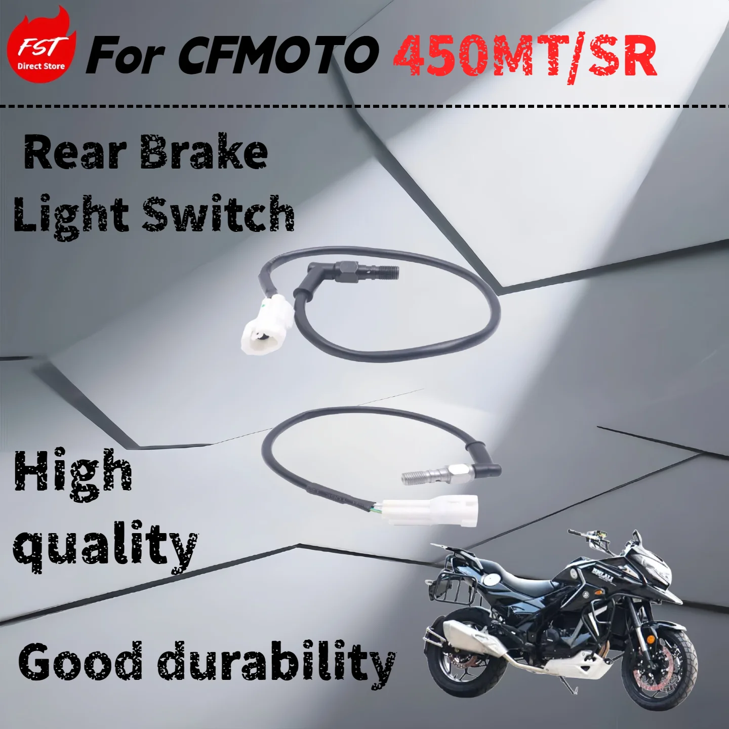 

Для CFMOTO 450MT/SR оригинальный переключатель заднего стоп-сигнала, трос переключателя заднего стоп-сигнала, модифицированные аксессуары