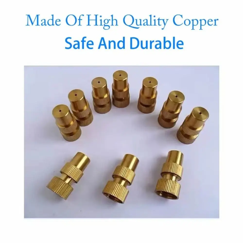 Durable Mini Atomizing Nozzle Copper Adjustable Copper Nozzle Spray Nozzle