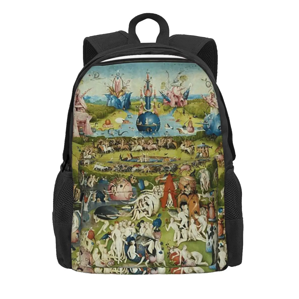 

The Garden Of Earthly Delights (circa 1490 -1510) By Hieronymus Bosch Backpack Daypack BookBag School Bag Shoulder Bag Men Women