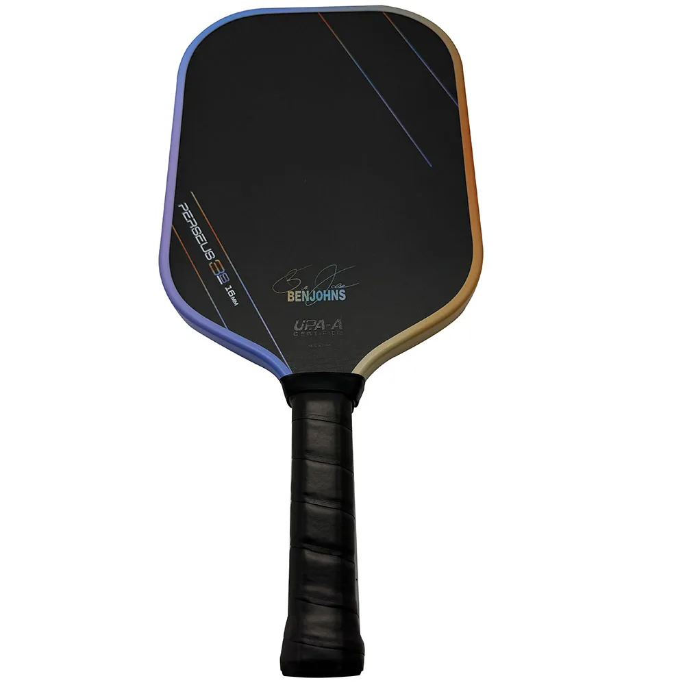 Perseus 3S Ben Johns 14mm 16mm Chroma Color GEN 3 Propulsion Core Raw Toray T700 Carbon Fiber Pickleball Paddle