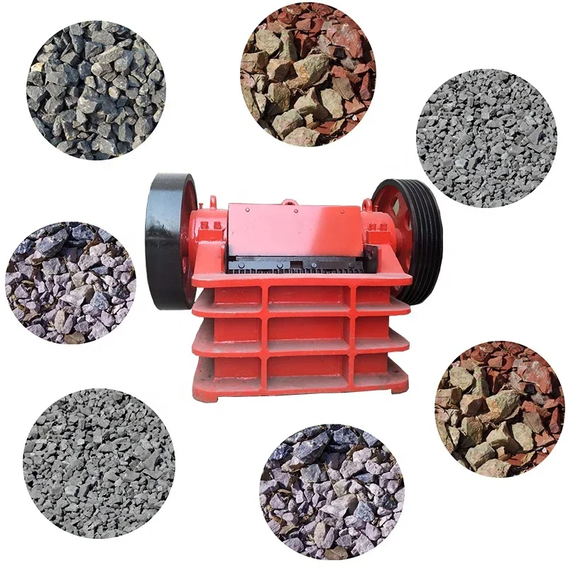 Small Por Mobile Stone Rock Crusher Plant Mini Jaw Crusher Machine for Mining Quarry Laboratory Testing