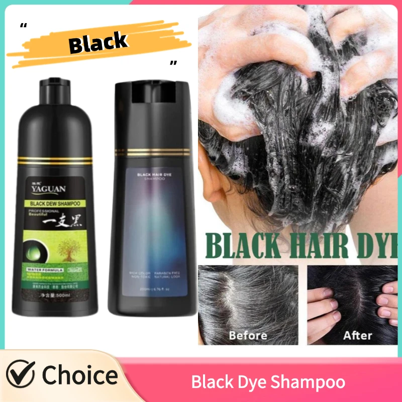 

Мгновенный шампунь с черной краской, натуральная краска для черных волос, натуральный травяной шампунь с женьшенем для восстановления волос, серо-белые волосы, окрашенные в черный цвет