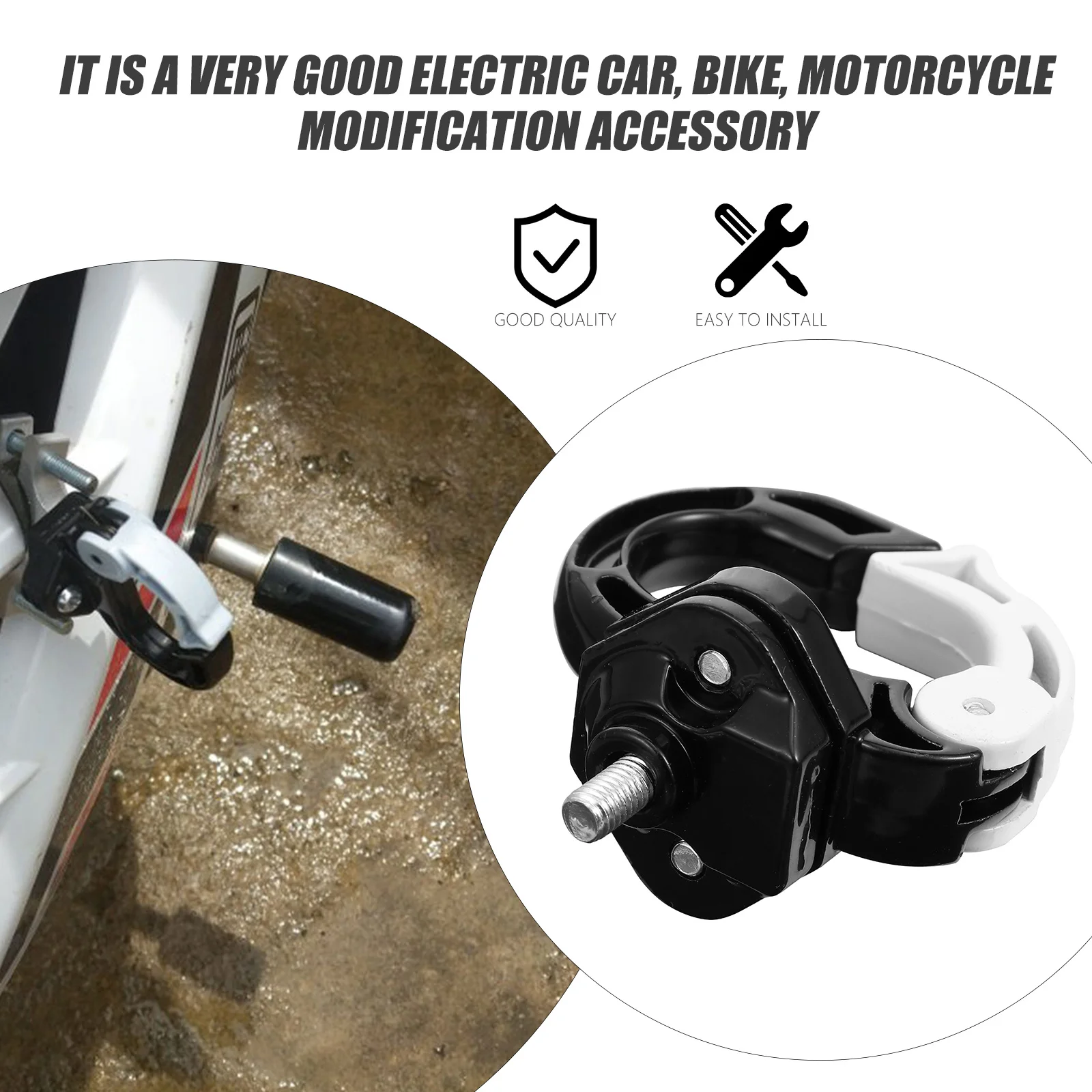 

1Set O-Shaped Motorbike Hook Aluminum Alloy Corrosion Resistant Strong Bumper Hook Motorcycle Modification Parts Scooter