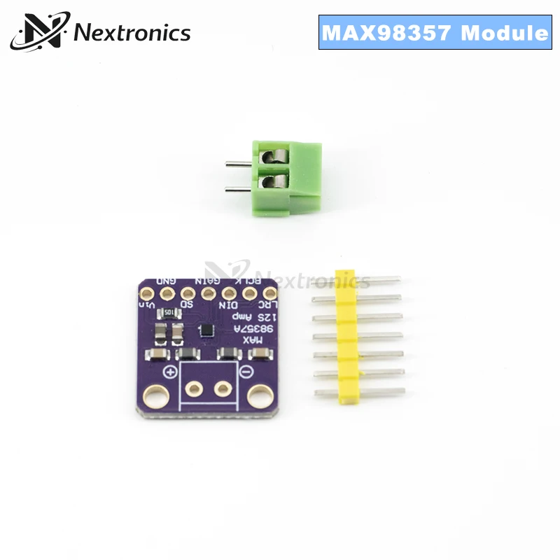 1/3/5PCS MAX98357A I2S 3W Class D Audio Amplifier Module DAC Decoder Breakout Board for Raspberry Pi ESP32 view 3