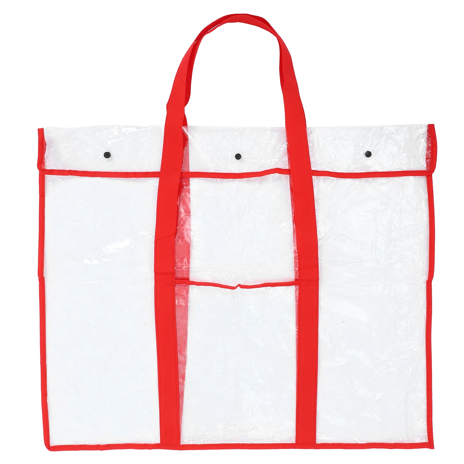 

Sketchpad Bag Bulletin Board Poster Storage Art Folder with Pocket Clear Crossbody