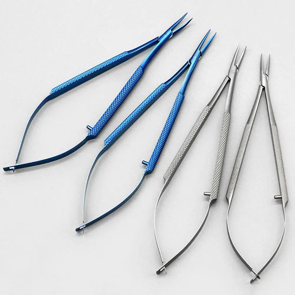 

Eyelid Titanium Dental Tweezer Clip Curved Tip Tweezer Microscopy Forceps Castroviejo Needle Holder Ophthalmic instruments