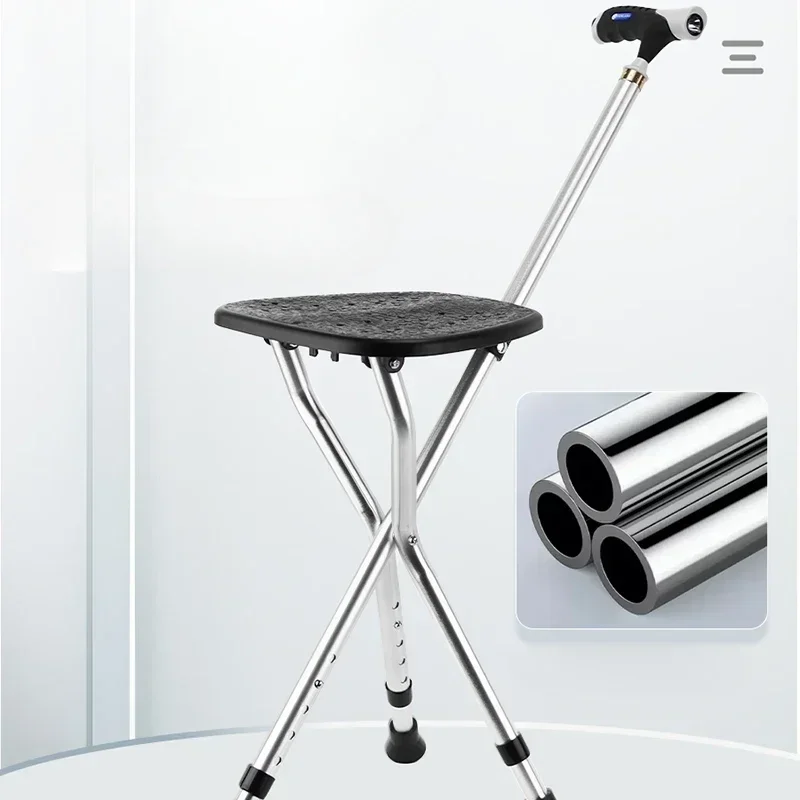 

Portable Stool Stool Walking Stick Tourist Solid Stool Old People Ultralight Senior Furniture Krukken LLSC
