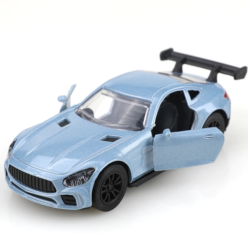 (Bagged) 1:38GT Alloy Pull-back Toy Racing Car, Passionate Racing Car, Pull-back Racing Car, Children's Toy.