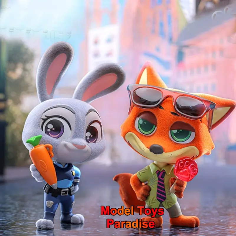 Hot Toys COSB1118-1119 1/6 Collectible Officer Rabbit Judy Hopps Fox Nick Wilde Zootopia Full Set 13-14cm Soldier Action Figure