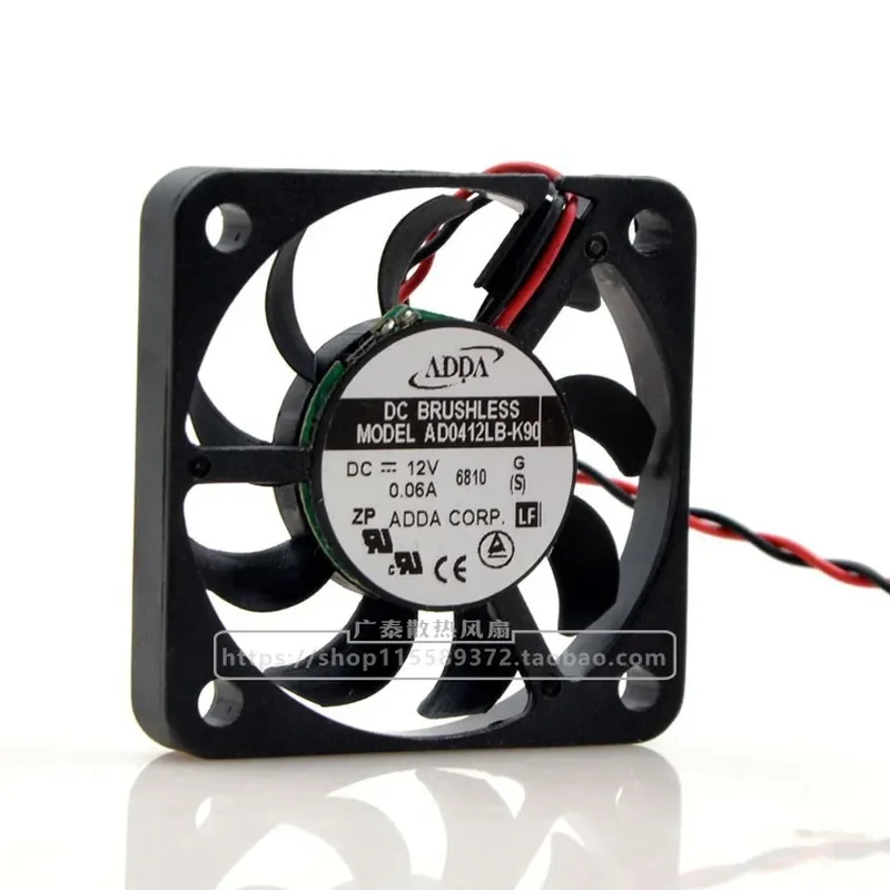 for ADDA 4006 4007 4cm 12V 0.06A Ultra-thin Silent Fan AD0412LB-K90