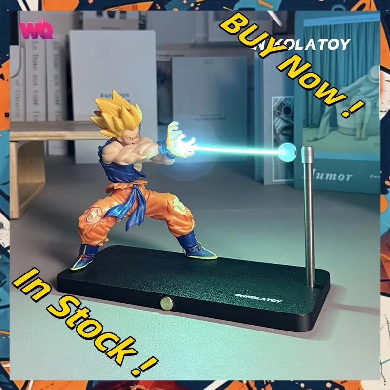

In Stock NIKOLATOY Dragon Ball Anime Figure Goku Kakarotto Figure Turtle style Qigong Night Light Figurine Collection Gifts Toys