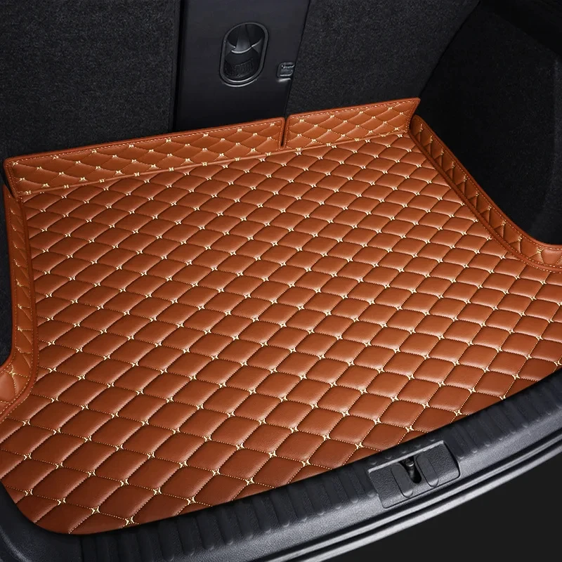 PU Leather Custom Car Trunk Mats for Volkswagen VW Golf 8 2020-2022 Golf 7 2014-2020 Interior Details Car Accessories Carpet