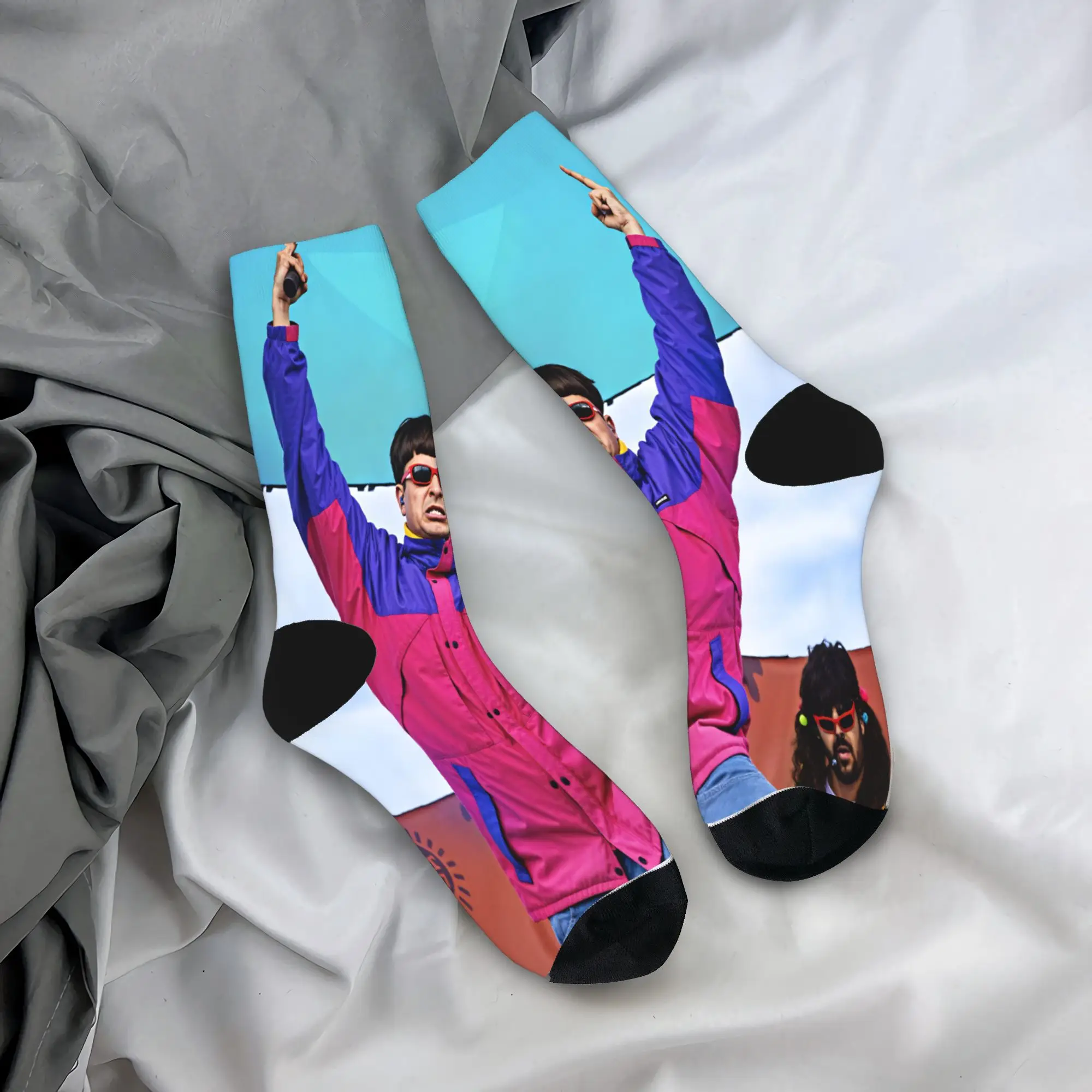 Oliver Tree  Socks  Modern Stockings Unisex Men Comfortable Running Sports Socks Winter Graphic Non Skid Socks