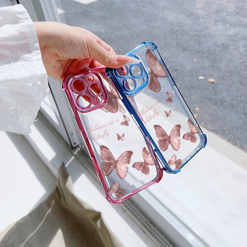 فراشة مع غلاف سلسلة الحبل ل ممن لهم رينو 14F 14 13F 12F 11F 13 12 11 10 Pro Plus 8T Reno14F غطاء مقاوم للصدمات ناعم #5