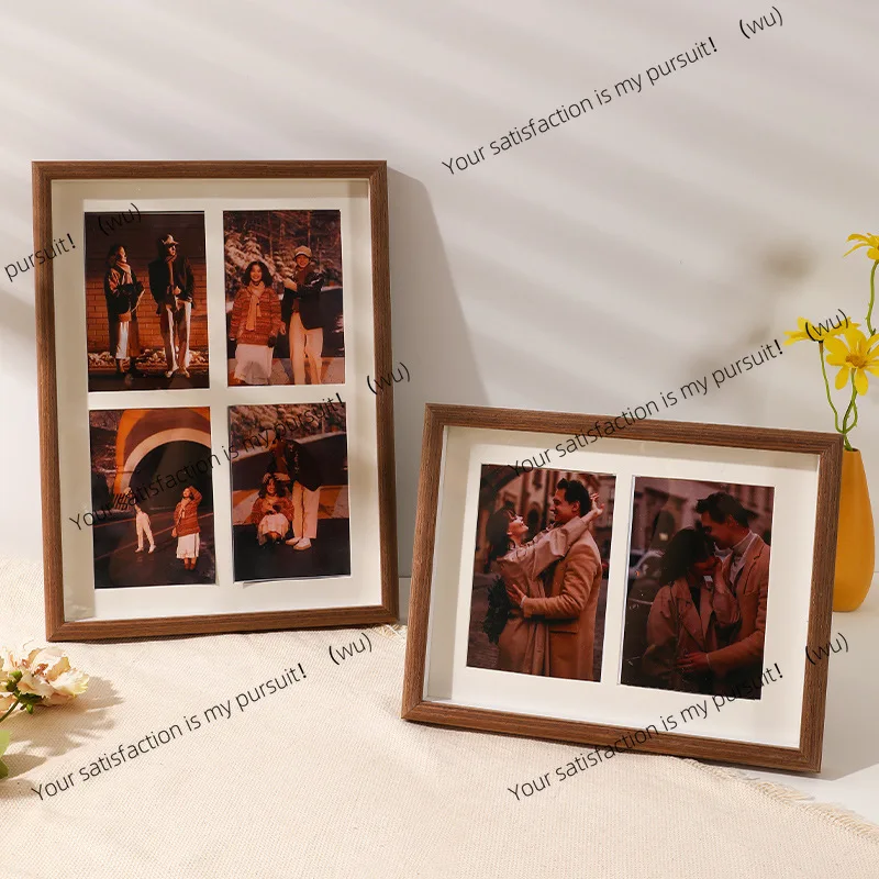 

Доступны только 6-дюймовые фотографии, две или четыре комбинированные деревянные полые фоторамки, установка стола, настенная подвеска.