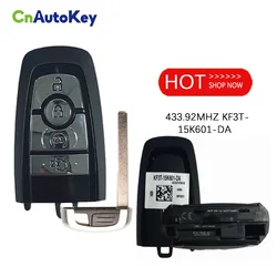 CN093010 originale KF3T-15K601-DA per Ford Raptor Cobra Mustang Lincoln Mkz Mkx Mkc 2020 chiave intelligente remota FSK 433.92MHZ