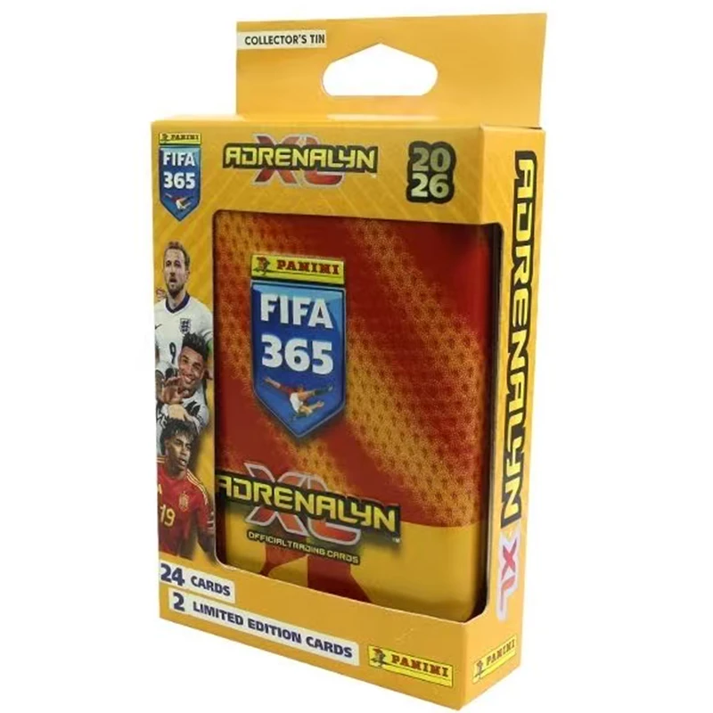 2026 بطاقة تجارية Panini Fifa 365 Adrenalyn XL Premium Gold Eco Blister Soccer Trading