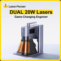Laserpecker LP5 Portable Engraving Machine 20W Diode Blue Fiber Laser 8K With USB Connection For Metal Plastic Cutting Wood