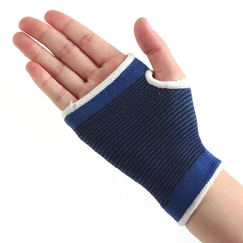 2 Pcs Wrist Support Hand Brace Gym Wrist Palm Protector Carpal Tunnel Tendonitis Pain Relief Bandage Sports Therapy Wristband