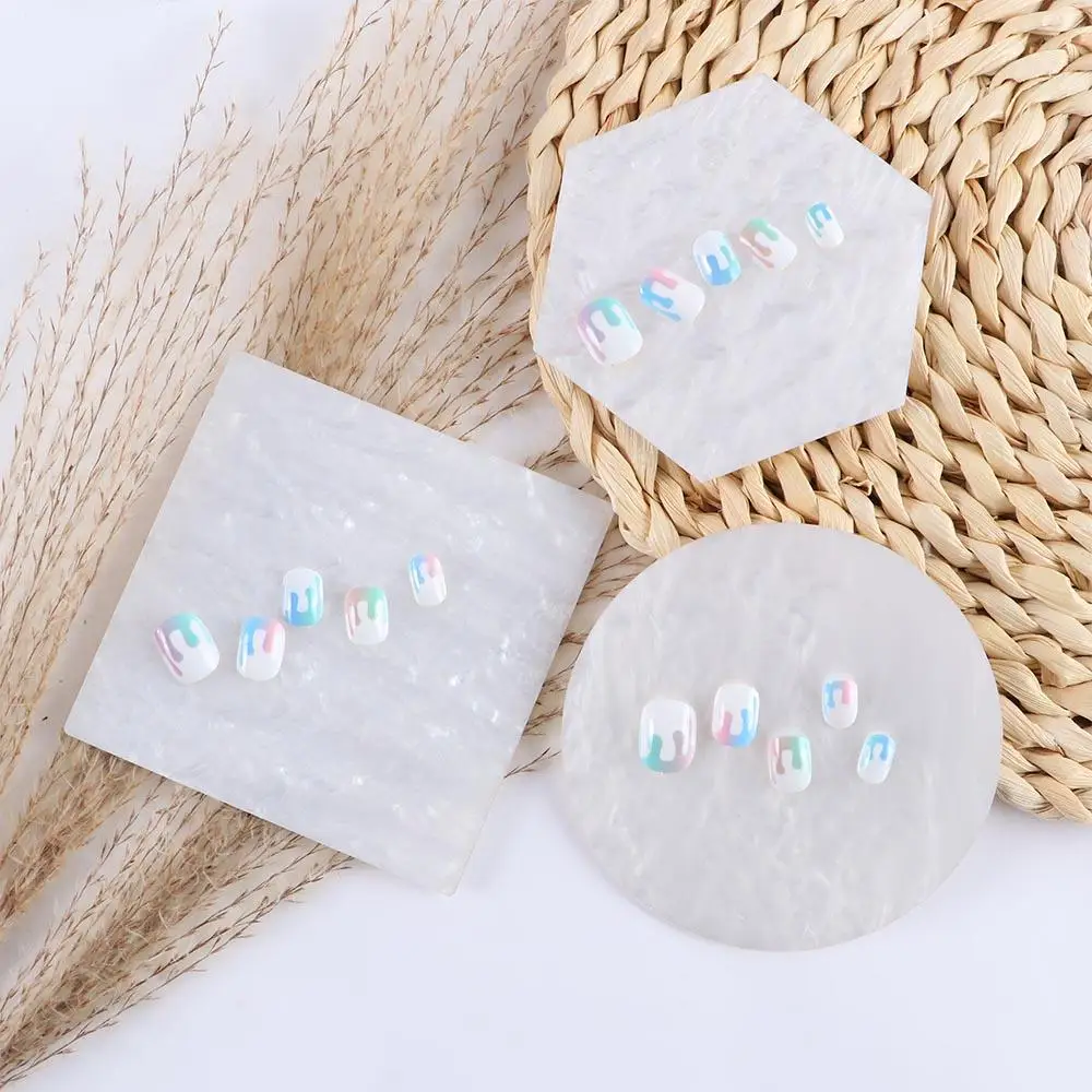

Foundation Mixing Palette Practice Display Manicure Palette False Nail Tips Display Board Nail Art Palette Color Paint Palette
