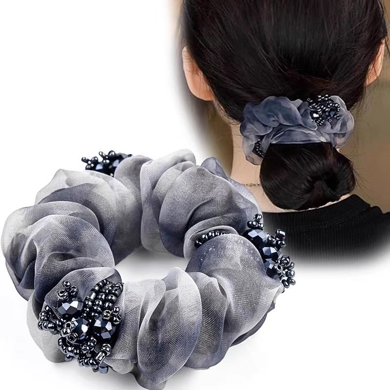 

New Organza Hair Tie for Women Ponytail Hair Rope Large Scrunchie Haar Accessoires Резинки Для Волос 머리끈 Headband