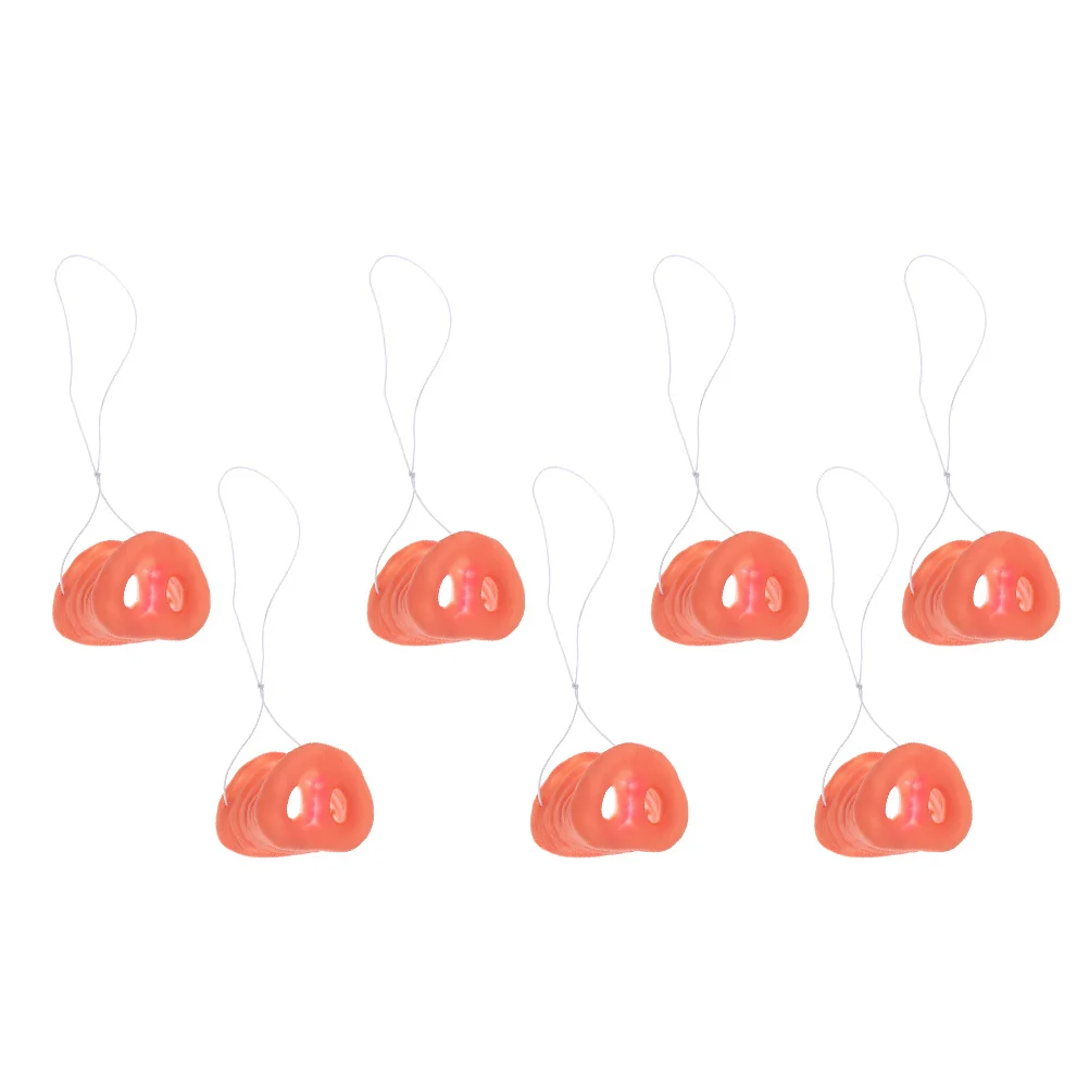 

7Pcs Halloween Pig Nose Props Fake Pig Snout Elastic Band Animal Cosplay Role Play Costume Party Supplies Animal Snout Prop