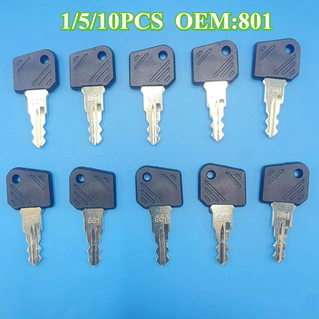1/5/10Pcs 801 Ignition Key 0009701304 For Linde Forklift 0009730419