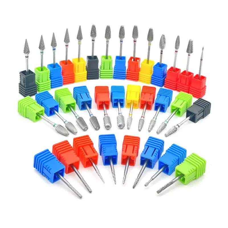 33 Style Choice Tungsten Carbide Nail Drill Bits Machine Nail Cutter Nail File Manicure Carbide Nail Drill Bit Dental Burs