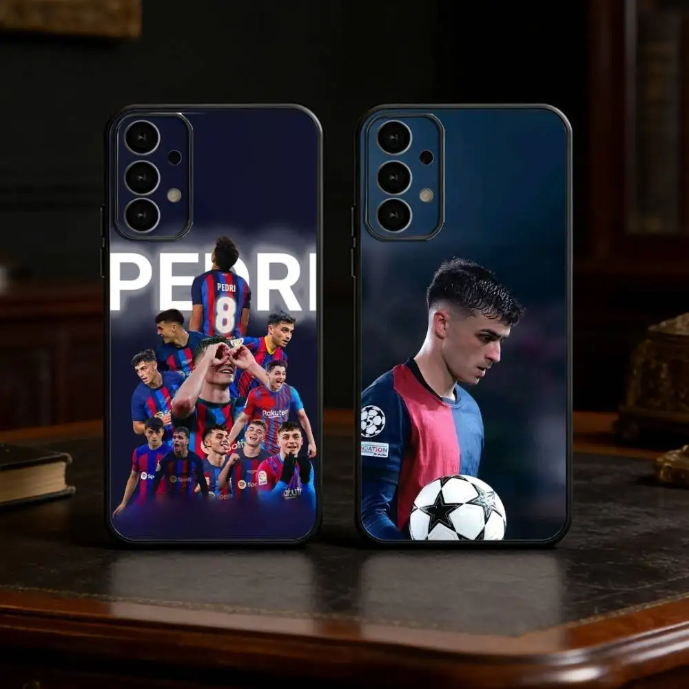 

Football Barcelona P-Pedri 8 phone Case For Samsung S25,24,21,22,23,30,Ultra,20,Plus,Fe,Lite,Note Soft Black Cover
