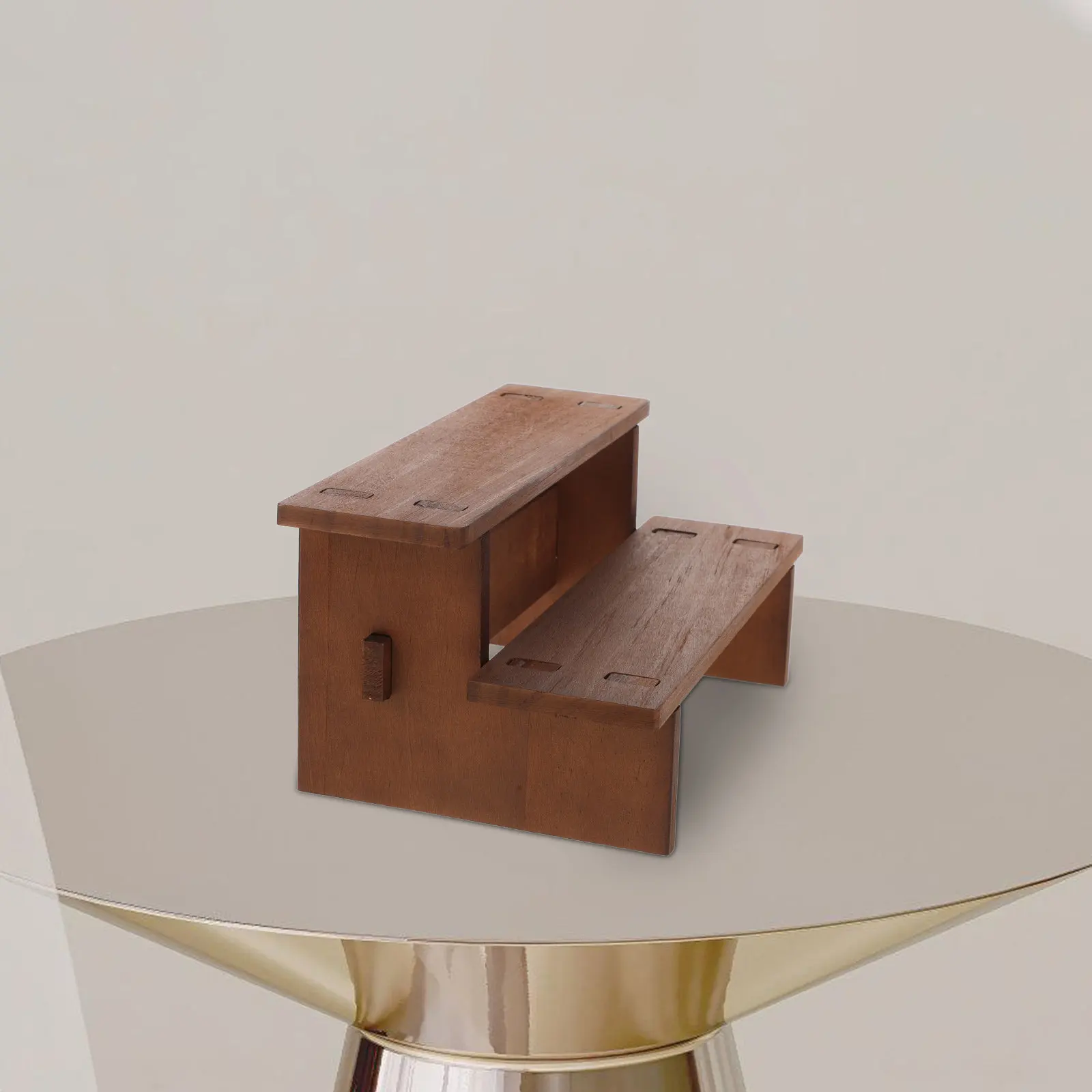 Natural Wood Display Stand Solid Bracelets Organizer Hairpin Storage Rack Jewelry Display Holder Desktop Organizer Rack