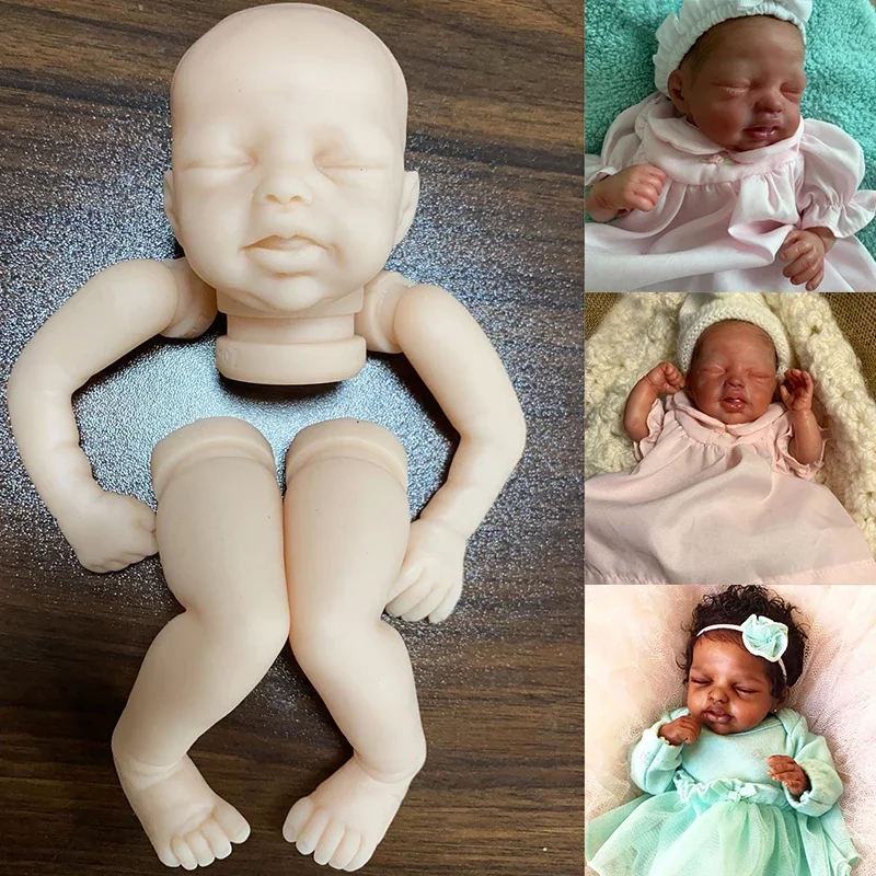 

9inch Becca Reborn Doll Kit Mini Small Size Unfinished DIY Doll Parts with Body Reborn Baby Doll Toys Christmas Birthday Gift