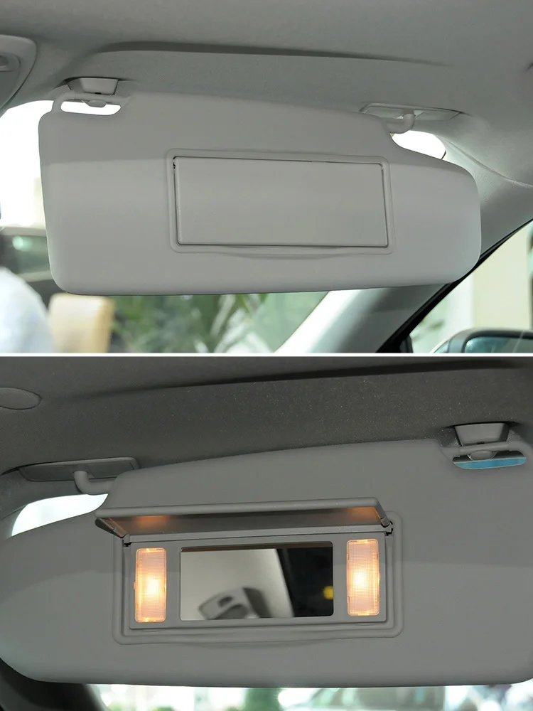 Single Card Makeup Cosmetic Mirror Cover For Volvo V40 2013-2018 S60 31377714-1 Interior Accessories Car Front Sun Shade Visor