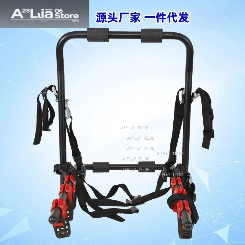 Trunk Mount Bike Rack Carrier Hitch Rear Bumper Luggage Basket for SUV Sedan Towing Travel