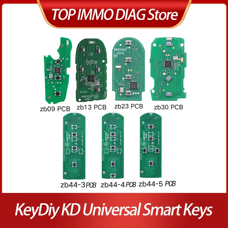 

10 шт. KeyDiy универсальный смарт-ключ без ключа PCB zb09 zb13 zb23 zb30 zb44-3 zb44-4 zb44-5 ID46/47/48/49/4A для KD900/KD MINI/X2/KDX4