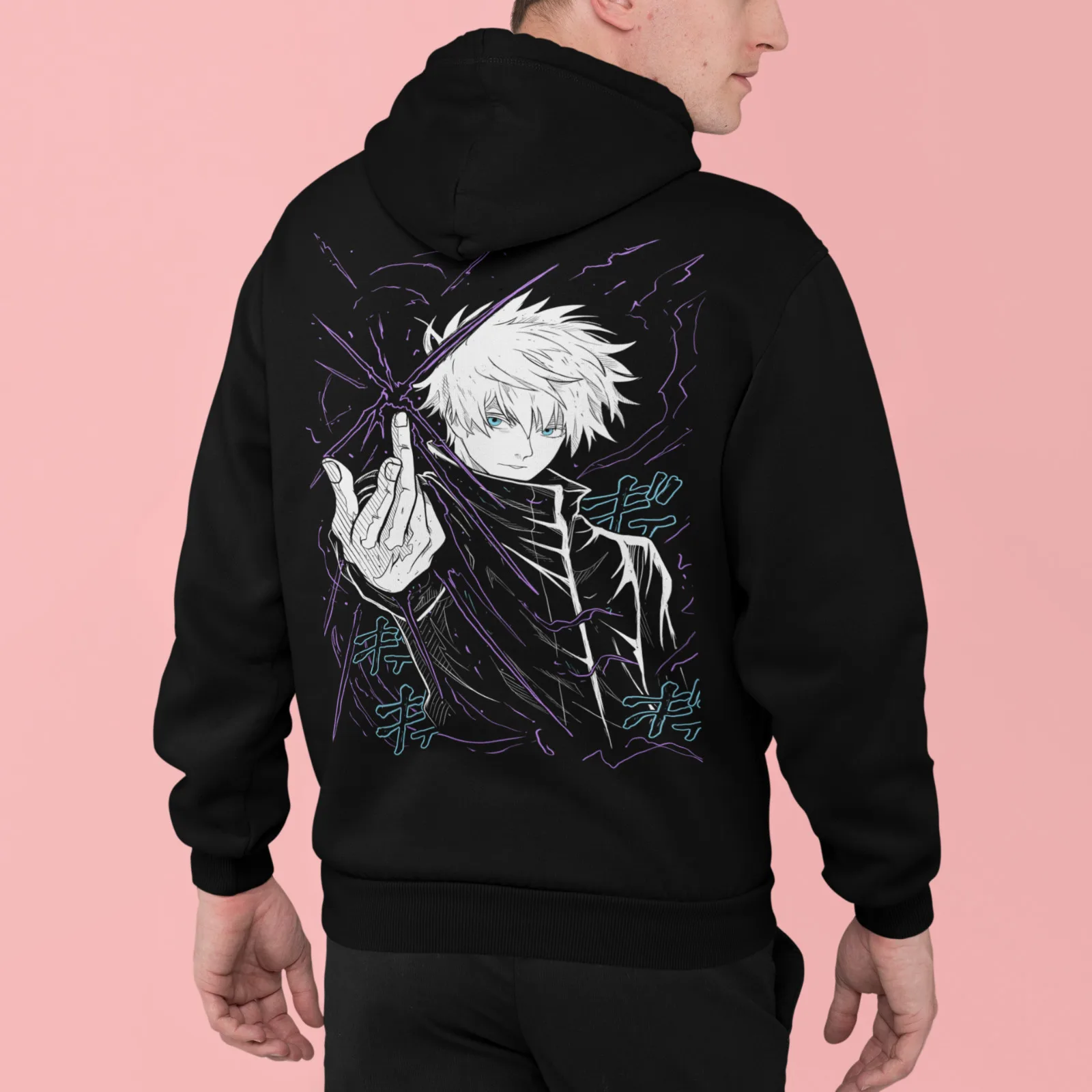 Gojo Satoru Hoodie Jujutsu Kaisen Anime Sweatshirt Toji Fushiguro Sukuna Hoodie