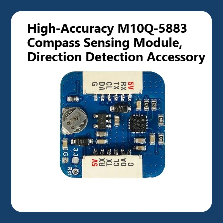 M10Q‑5883 Magnetic Compass Sensor Module, High‑Stability Position Detection Unit