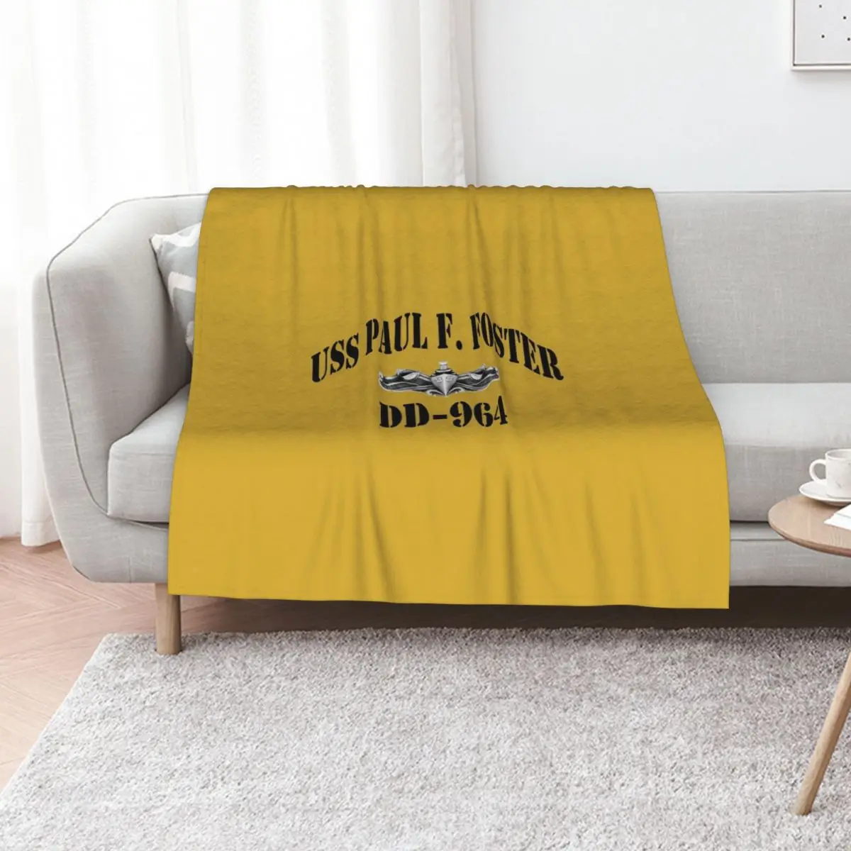 USS PAUL F. FOSTER (DD-964) SHIP'S STORE Throw Blanket For Sofa Thin Plush blankets ands heavy to sleep Picnic Blankets