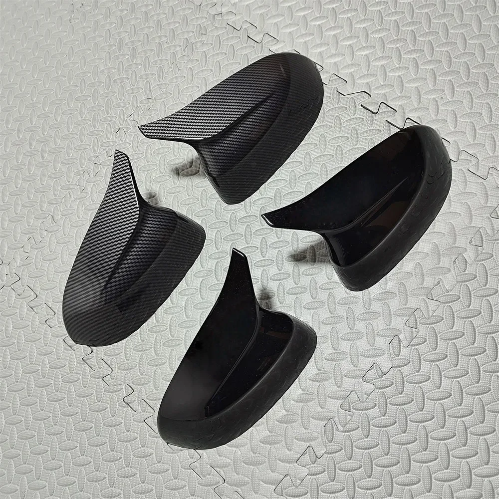 2Pcs For BMW X3 G01 X4 G02 X5 G05 X6 G06 X7 G07 G08 2018-2023 M Style Car Rear Side View Mirror Covers Trim Shell Gloss Black view 5