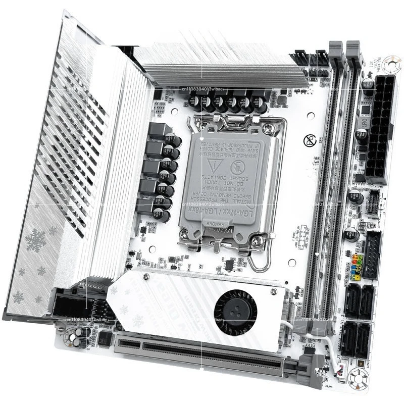 B760i Mainboard 13 Generation 1700 Pin CPU Mini ITX Desktop M2 Computer WiFi Version 12 Generation H610i