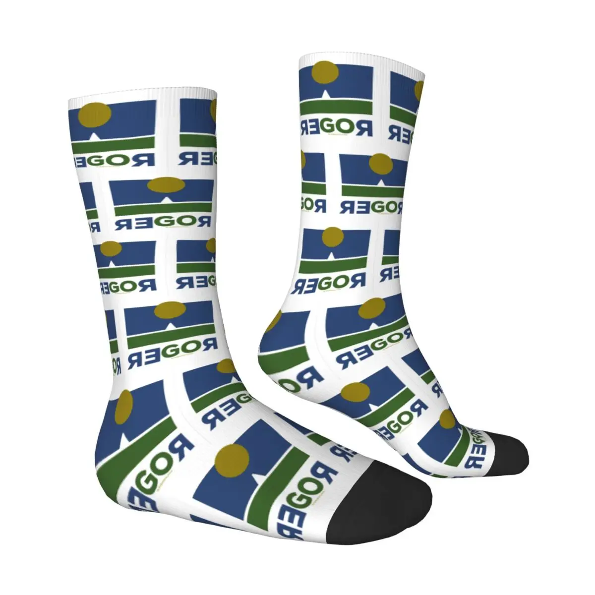 جوارب روجر فيدرر جوارب هاراجوكو فائقة النعومة لجميع المواسم جوارب طويلة إكسسوارات هدية عيد ميلاد الرجل والمرأة